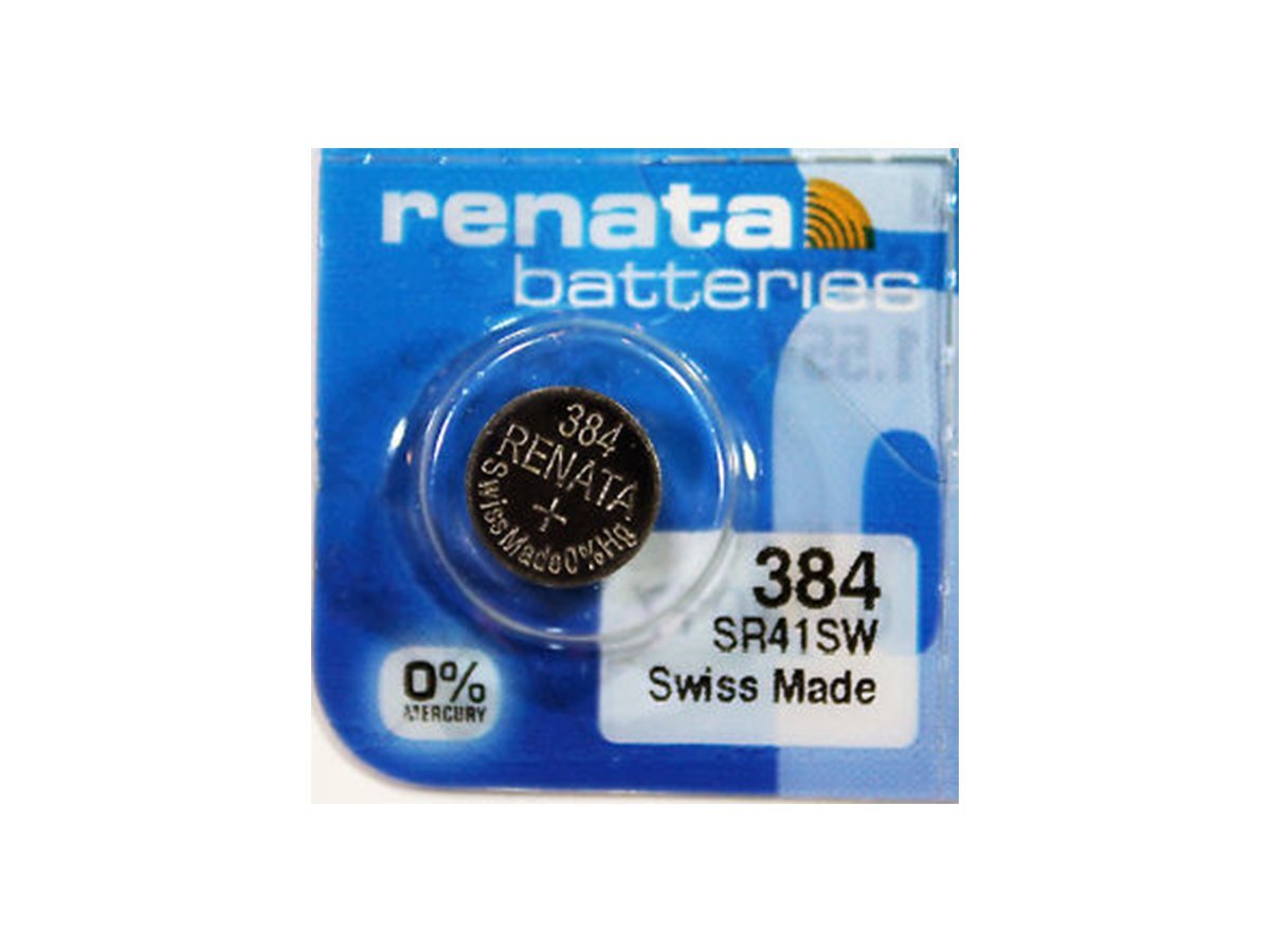 Renata 384 Watch Battery (5 Pack) - Long-Lasting Silver Oxide Battery for Watches, Calculators & Small Electronics - Perfect for Timekeeping & Precision Devices
