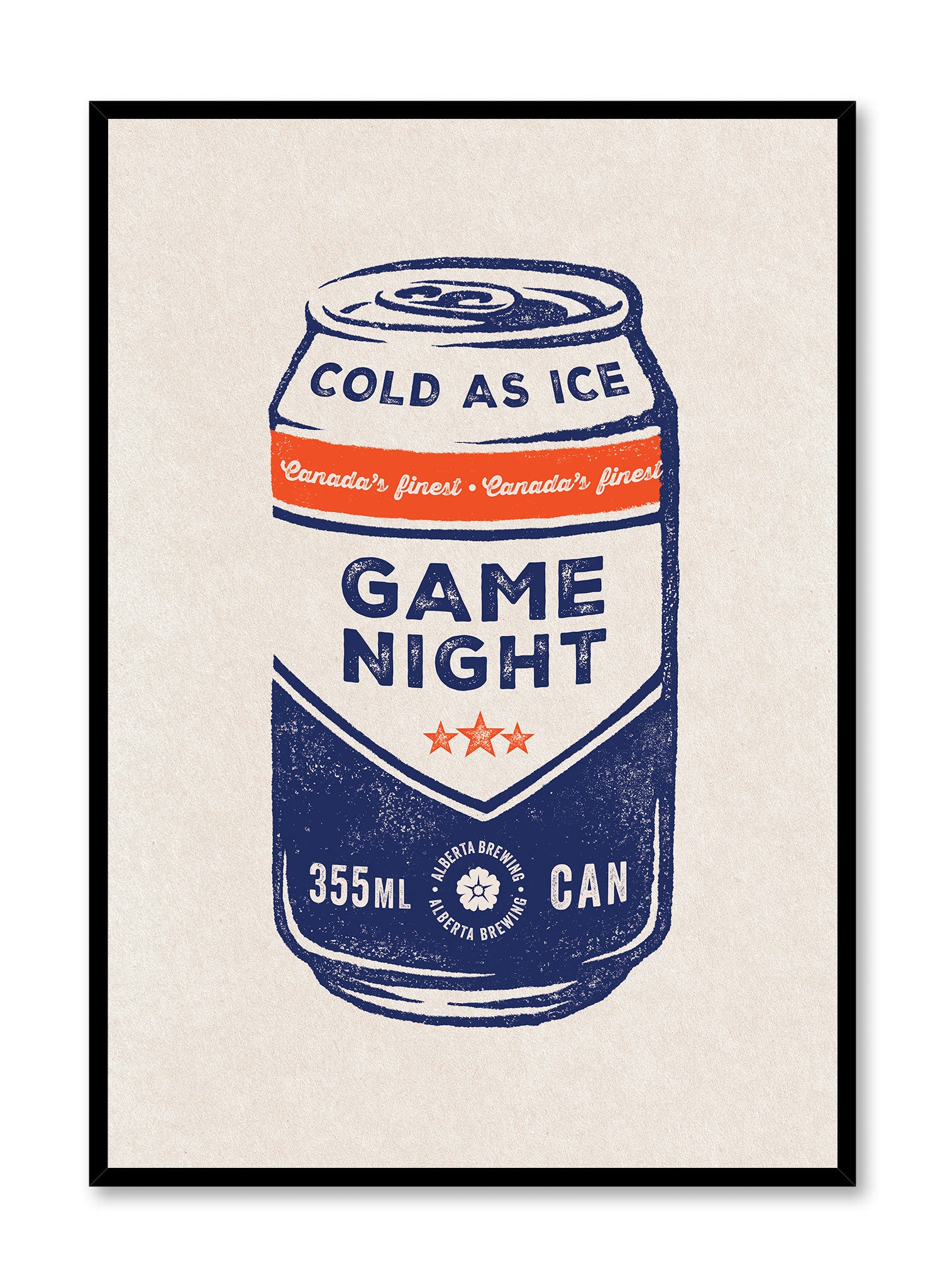 Game Night in Edmonton Poster - Fun Board Game Party Decoration for Home, Office & Events | Perfect for Family Gatherings, Friends Hangouts & Game Themed Parties
