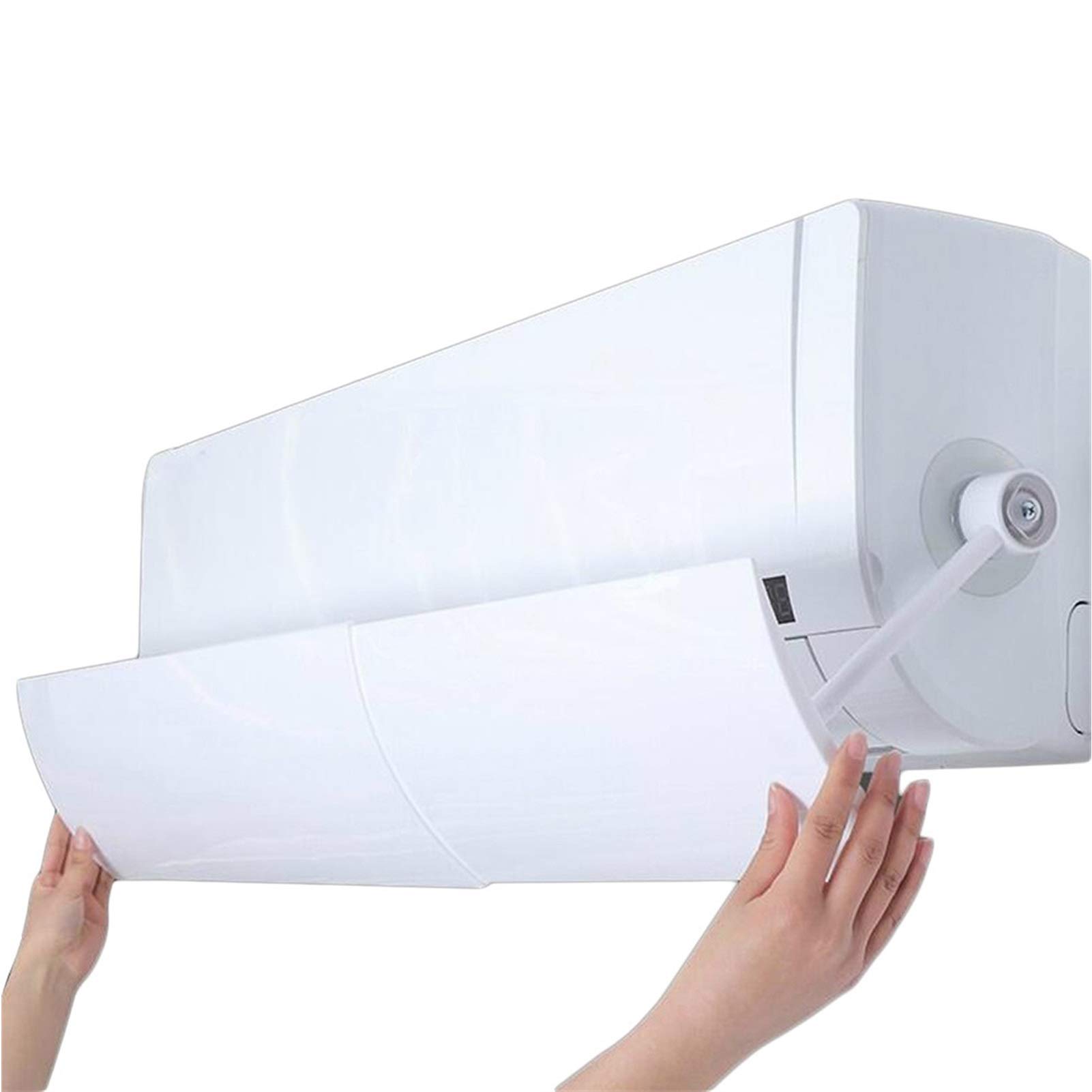Qgg Air Conditioner Cover - Retractable Wind Shield & Cold Air Deflector for AC Units | Anti-Direct Blowing Baffle | Perfect for Bedroom, Office & Baby Room Protection