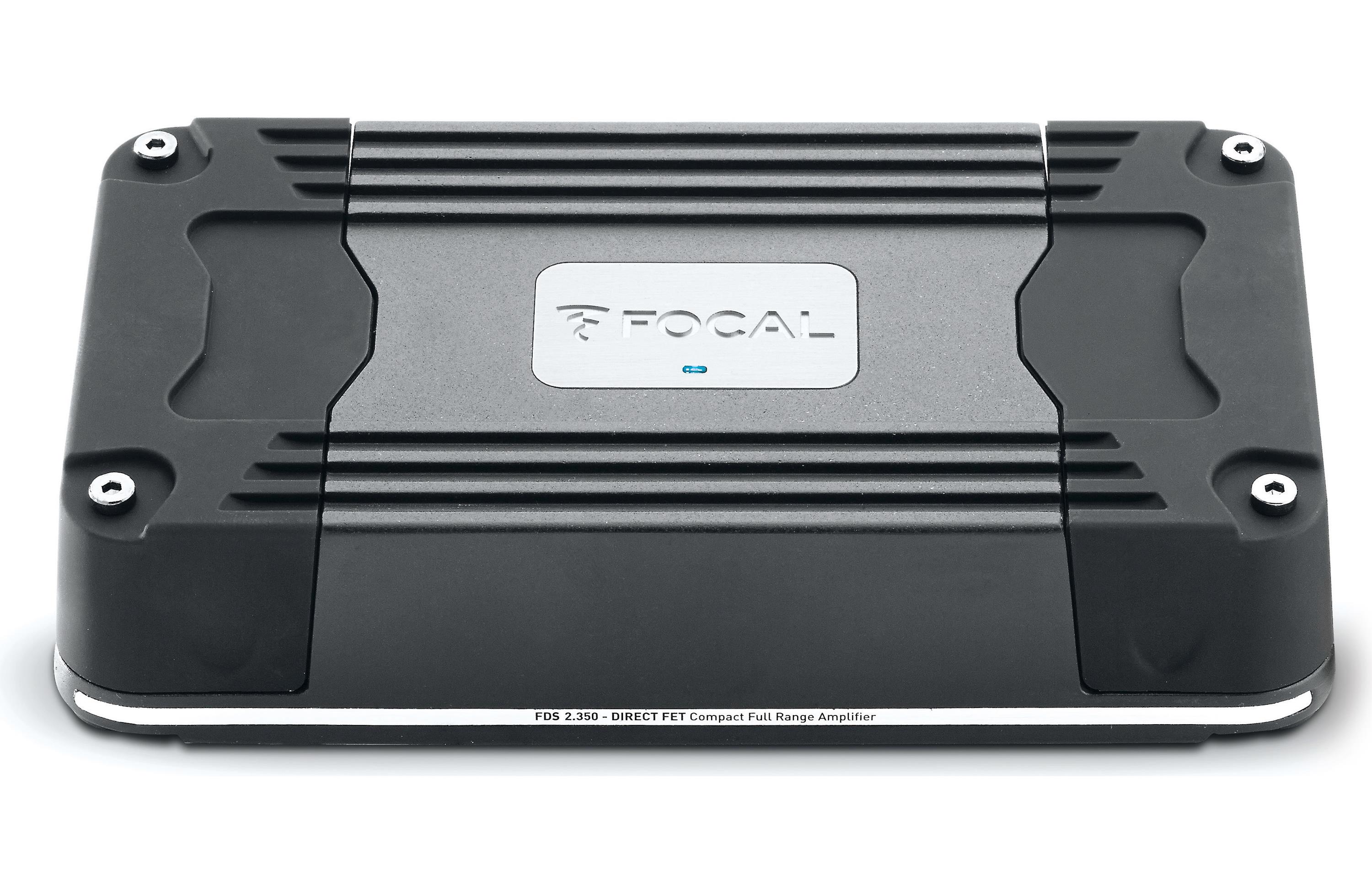 Focal FDS 2.350 Ultra Compact 2-Channel Car Amplifier - High Performance Audio for Cars, Trucks & SUVs - Perfect for Upgrading Your Vehicle Sound System