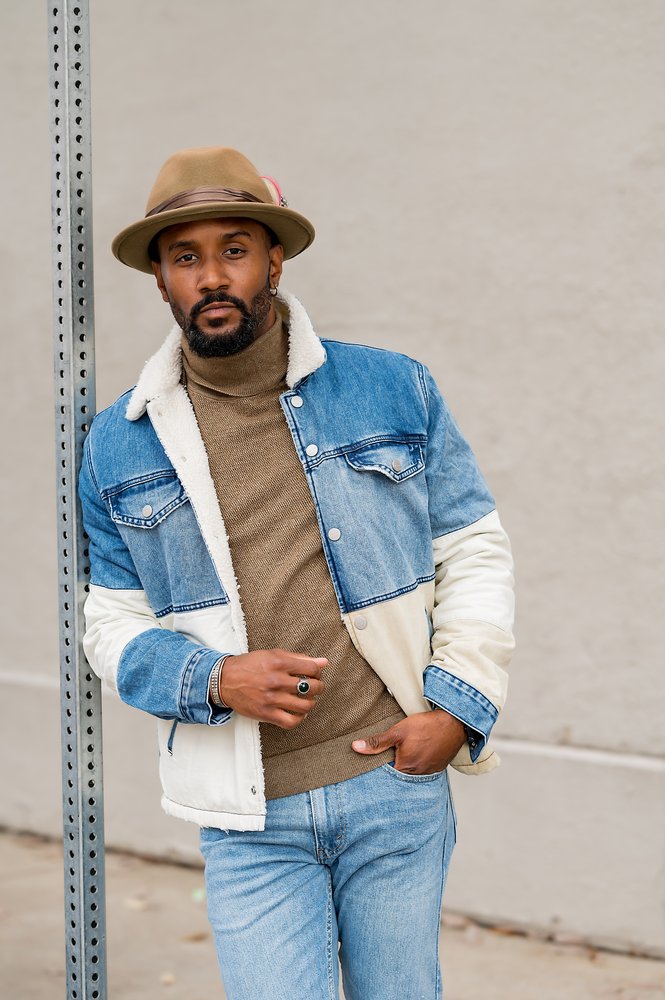 Sherpa Lined Denim Trucker Jacket for Men & Women - Warm Fleece Lined Jean Jacket for Fall & Winter - Perfect for Outdoor Adventures, Casual Wear & Layering