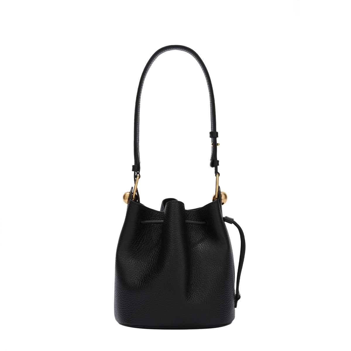 Furla Sfera Nero Mini Bucket Bag - Stylish Leather Crossbody Purse for Women | Perfect for Everyday Use, Work & Evening Out