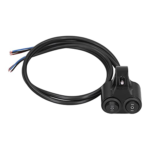 Universal Motorcycle Handlebar Switch - 2-in-1 On/Off Light & Turn Signal for 12V ATV/UTV - Durable Replacement Part for Off-Road Riding