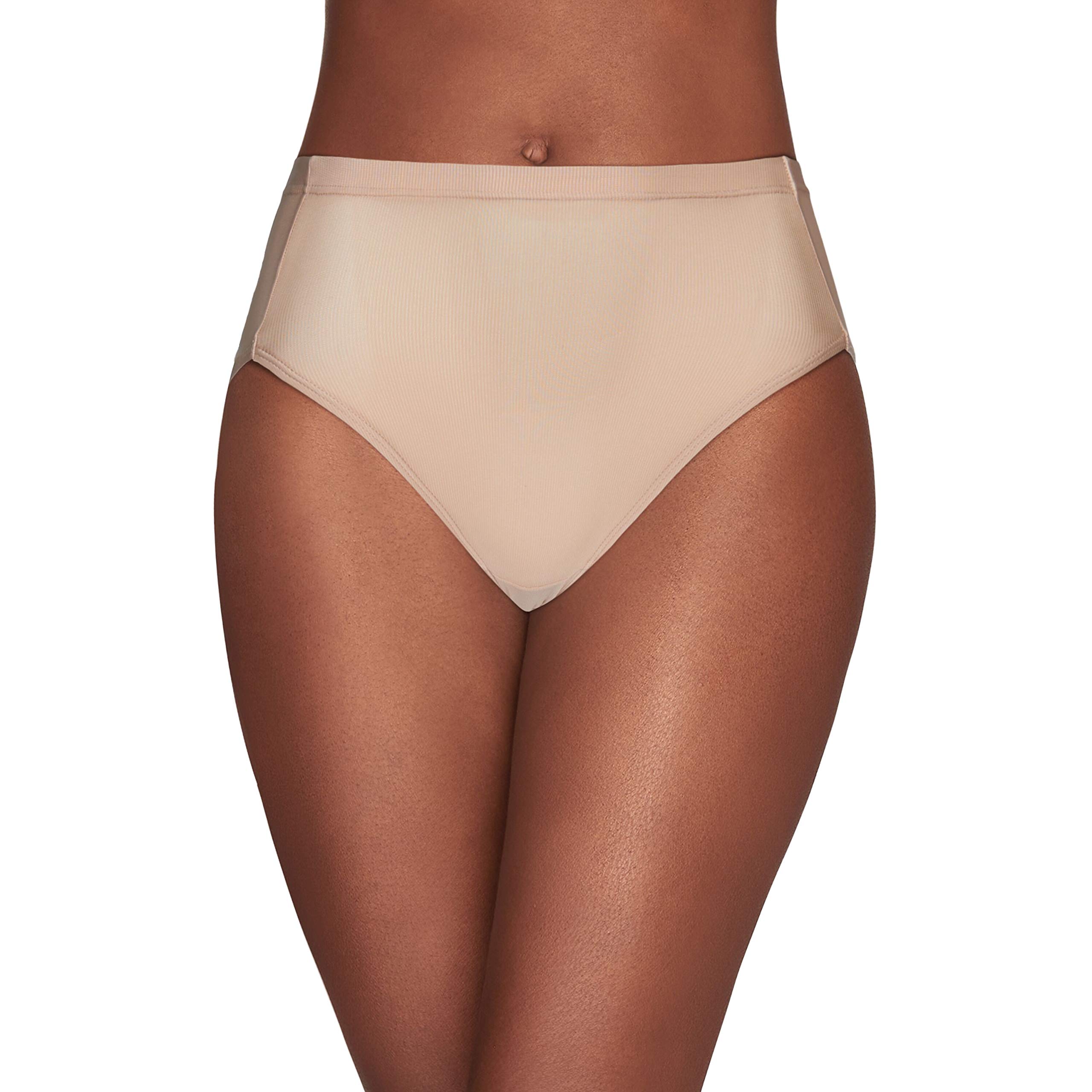 Vanity Fair Women's Cooling Touch Hi-Cut Panties - Breathable & Comfortable Underwear for Everyday Wear, Workout & Sleep