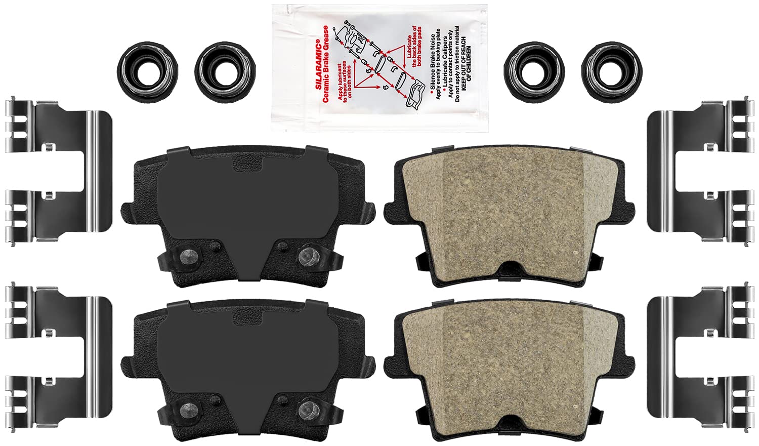 High-Performance Disc Brake Pad Set for Dodge Charger Challenger 300 Magnum - Premium Braking for Street & Track Use