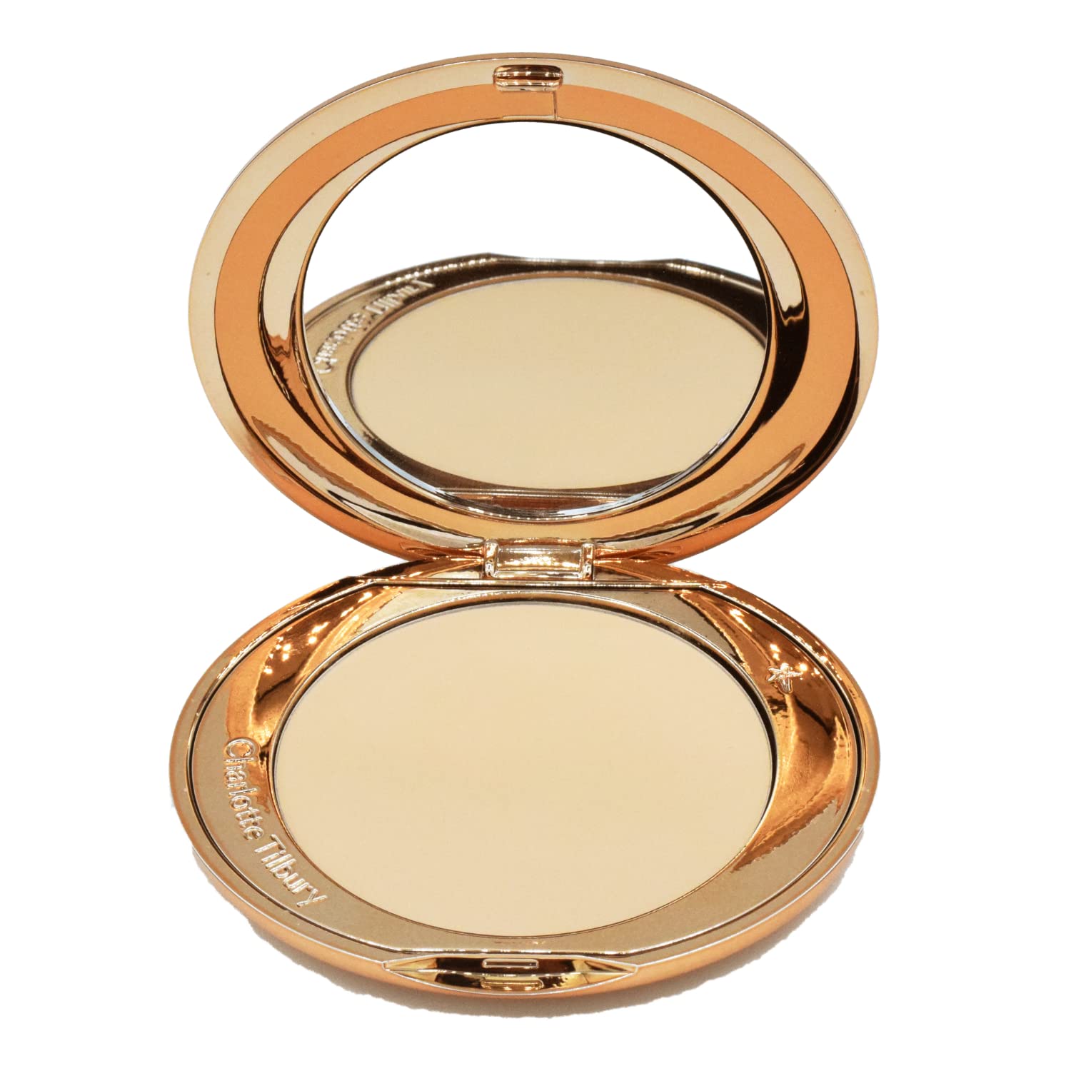 Charlotte Tilbury Airbrush Flawless Finish Skin Perfecting Micro Powder - Medium Shade, Vegan & Cruelty-Free Setting Powder for Oily Skin | Perfect for Everyday Wear, Photo Shoots & Special Occasions