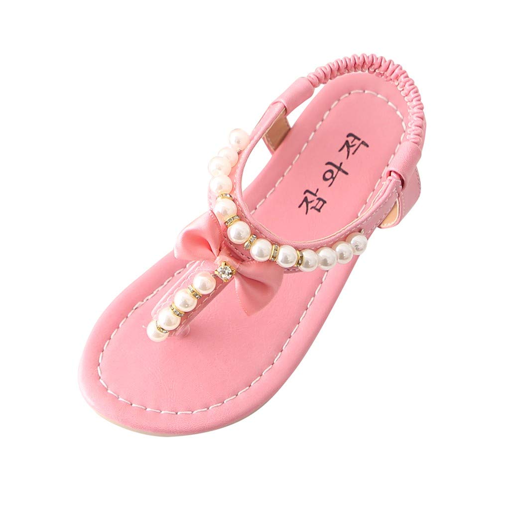 MISYAA Baby Girls Sandals 12M-12Y - Anti-Slip Toddler Loafers & Cute Princess Sneakers for Walking, Playtime & Special Occasions