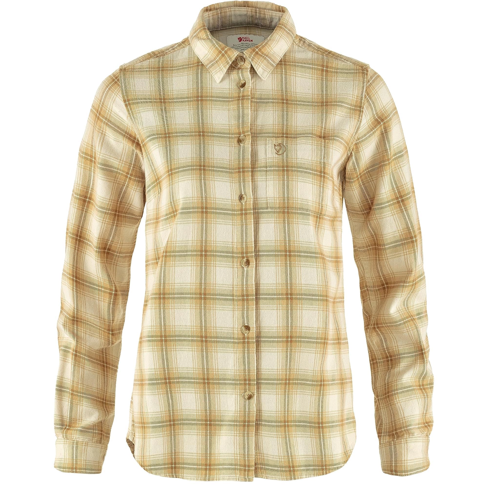 Fjällräven Övik Flannel Shirt for Men & Women - Classic Checkered Plaid Button-Up Shirt for Outdoor Camping, Hiking & Casual Wear