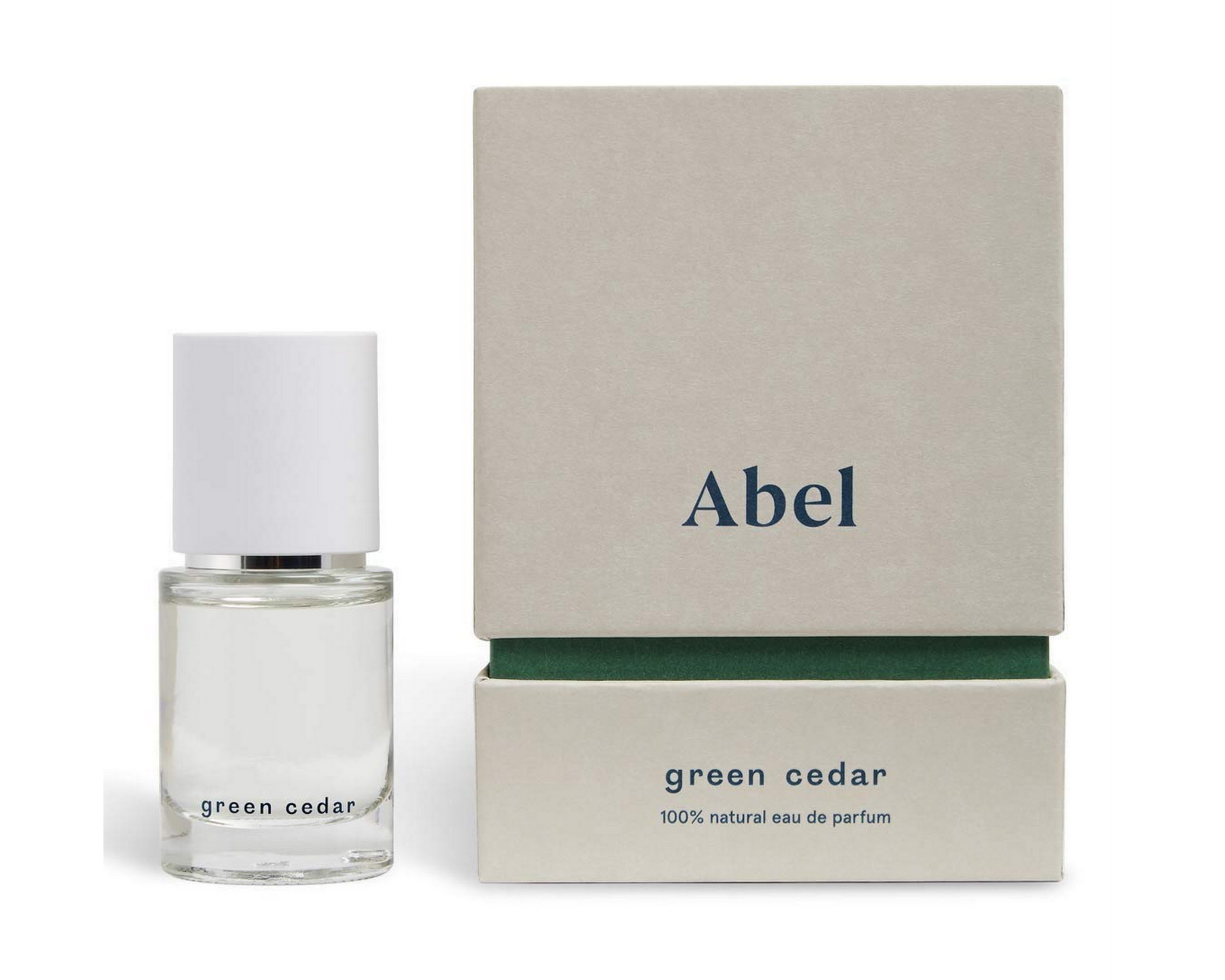 Abel Green Cedar Eau de Parfum 15ml - Natural Vegan Perfume for Men & Women - Fresh Woody Scent for Everyday Wear & Special Occasions