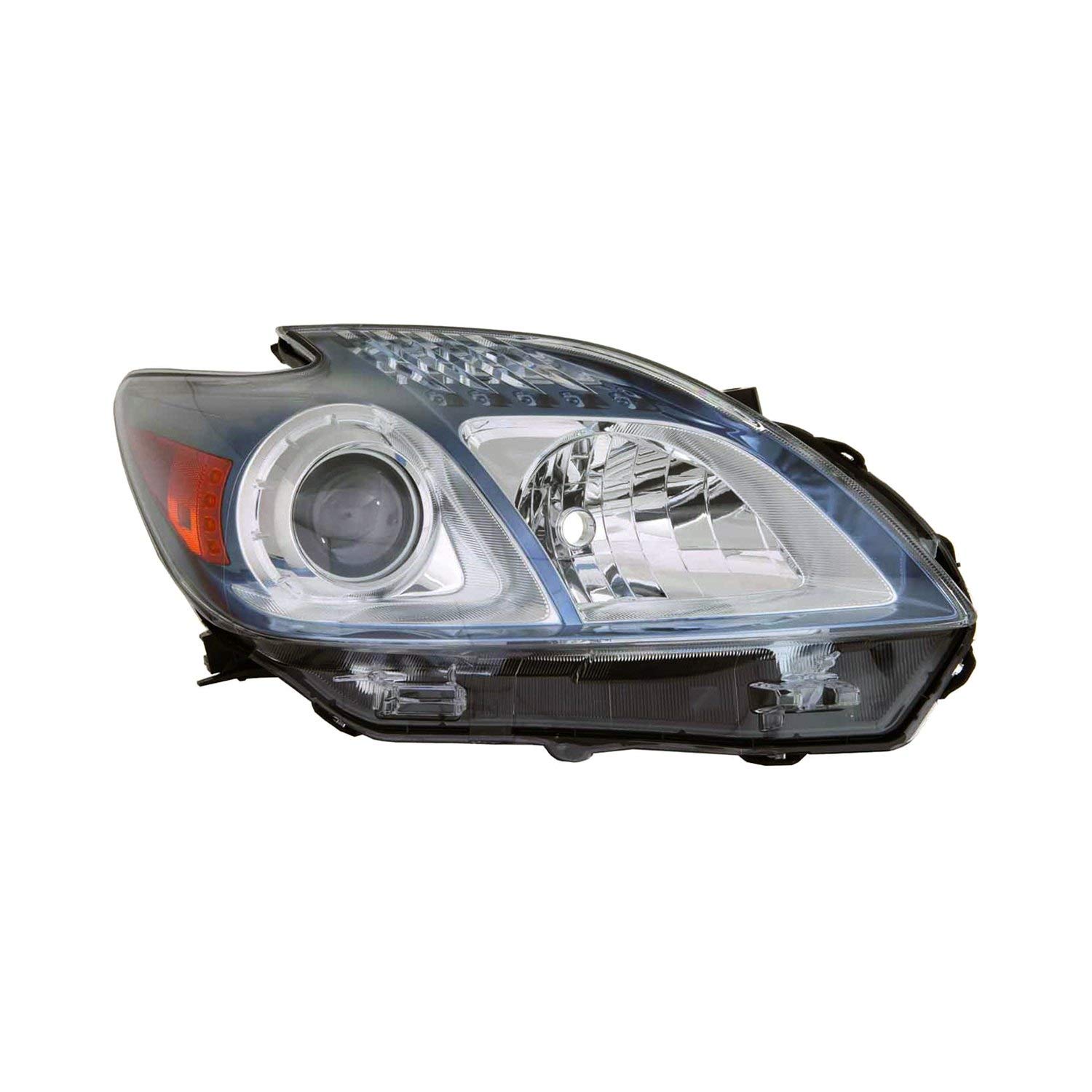 OE Replacement Headlight Assembly for 2012-2014 Toyota Prius Plug-In - TO2519136 - Perfect for Night Driving & Foggy Conditions