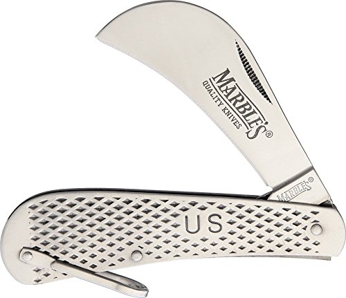 Premium Stainless Steel Hawkbill Pocket Knife MR409 - Durable Outdoor Camping, Hunting & Survival Tool