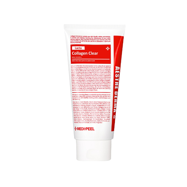 Medi Peel Red Lacto Collagen Clear Facial Mask - Brightening & Hydrating Korean Skincare for Glowing Skin | Perfect for Daily Use & Spa Nights