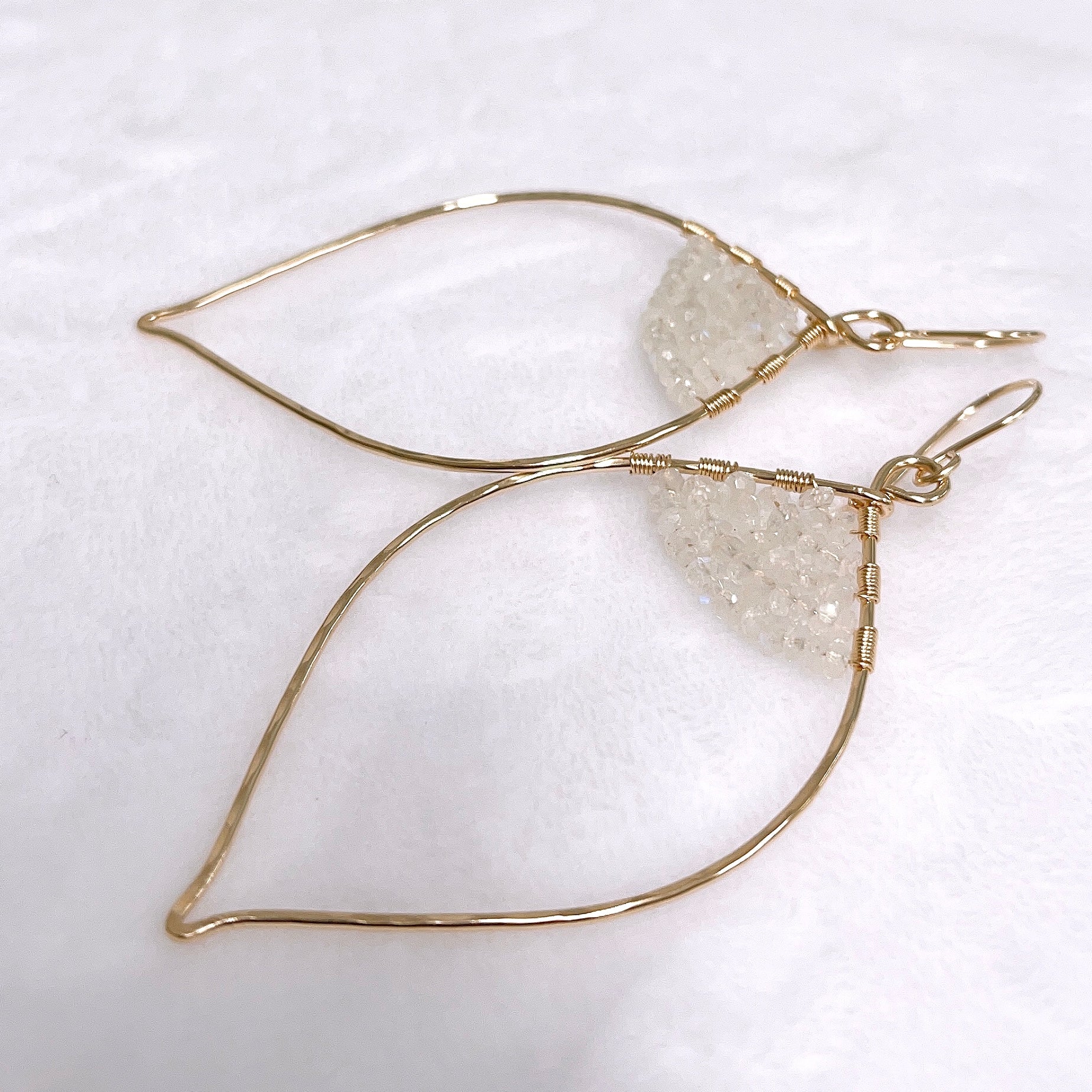 Moonstone Earrings for Women - Elegant Malie (E192) Dangle Earrings for Wedding, Party & Everyday Wear