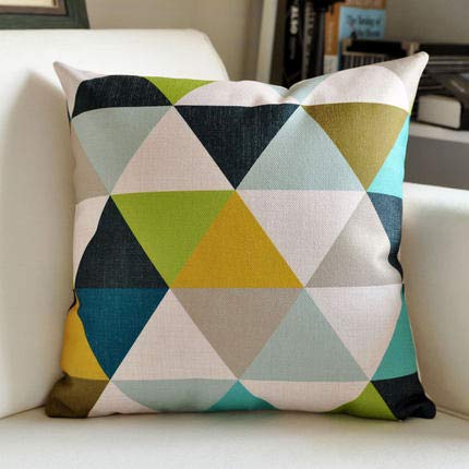 Soft Fluffy Linen Throw Pillows (Set of 2) - PP Cotton Fill, Cartoon Print - Perfect for Sofa, Bed & Car Decor