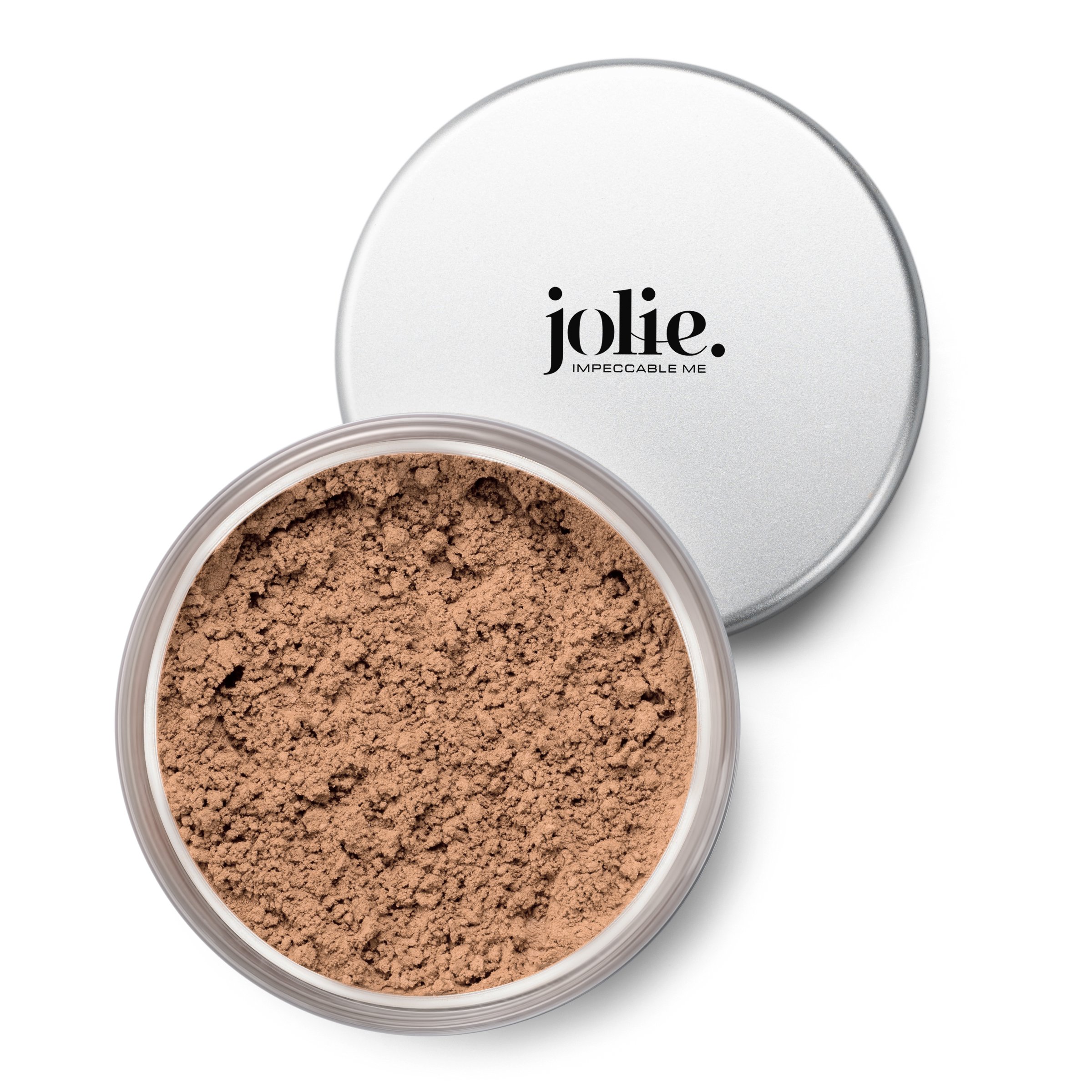 Jolie Mineral Loose Foundation Powder - 100% Pure, Toxin-Free, Hypoallergenic, Oil-Free, Talc & Paraben-Free Makeup (Mineral Shell Beige) | Natural Finish for Sensitive Skin & Daily Wear