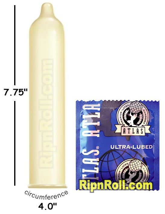 Atlas Ultra Lubricated Condoms - Premium Latex Protection for Enhanced Pleasure & Safety | Perfect for Couples, Dating & Intimate Moments
