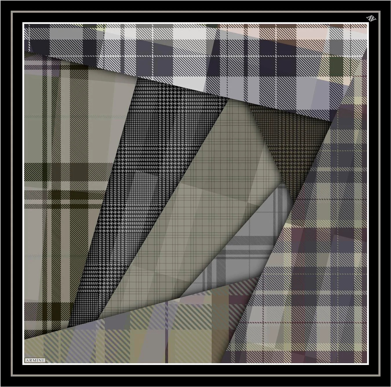 Armine Adara Women's Silk Scarf No. 56 - Elegant Fashion Accessory for Parties, Weddings & Office Wear