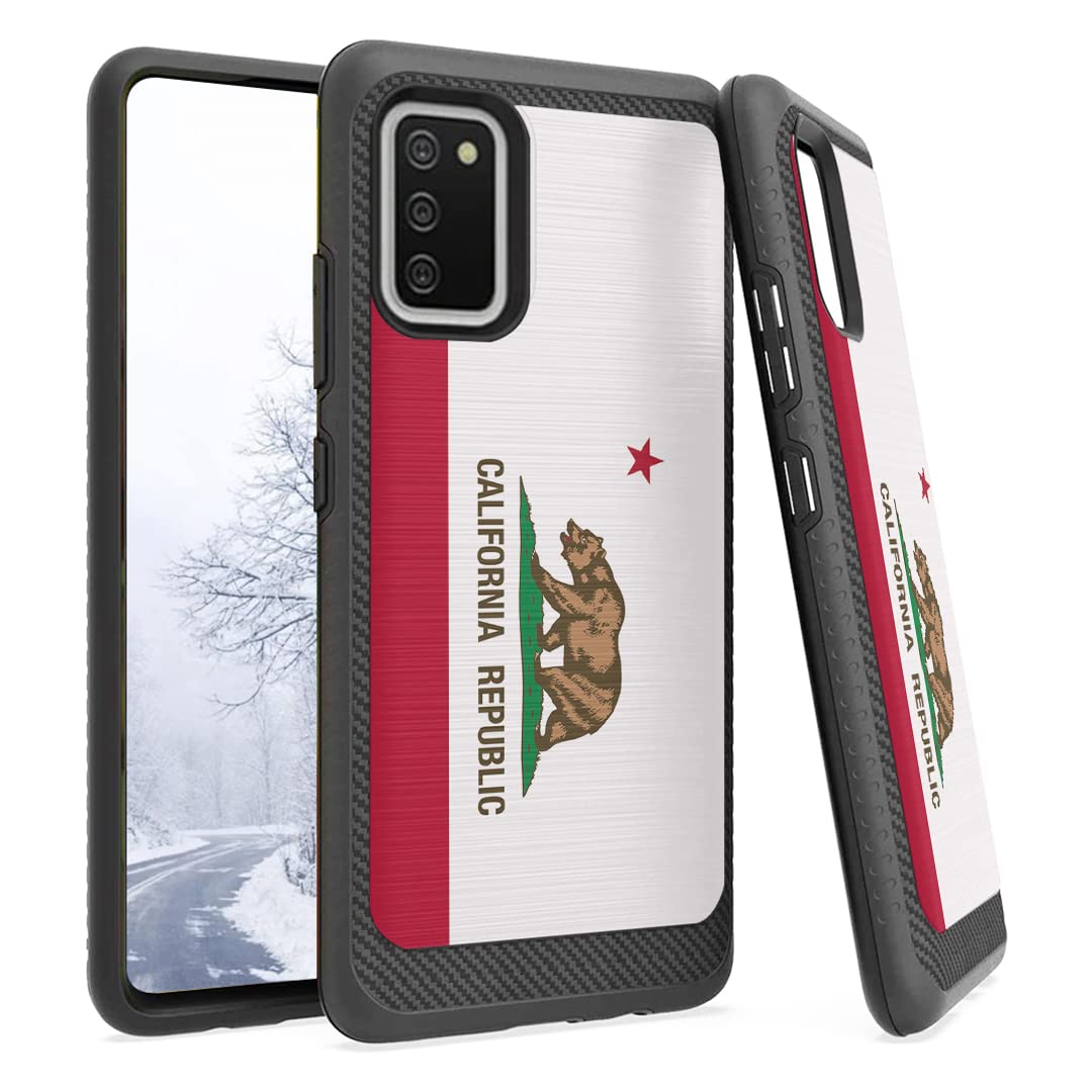 Heavy Duty Galaxy A02s Phone Case - Carbon Edge Hybrid Cover for Samsung SM-A025F | Durable Protection for Daily Use