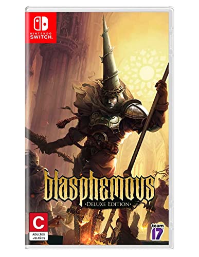 Blasphemous Deluxe Edition for Nintendo Switch - Action-Adventure Game with Dark Fantasy Theme | Perfect for Horror Game Fans & Switch Collectors