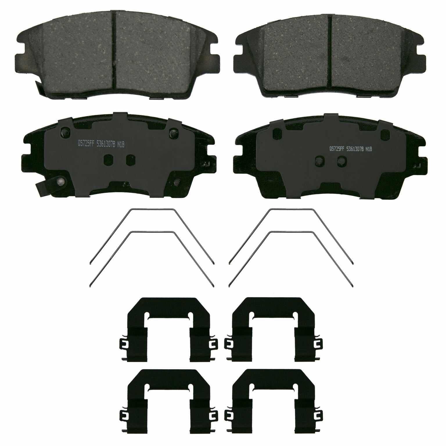 High-Quality Replacement Disc Brake Pad Set - Front QuickStop Brake Pads for Hyundai | Durable & Reliable Performance | Perfect for City Driving, Highway Commuting & Daily Use