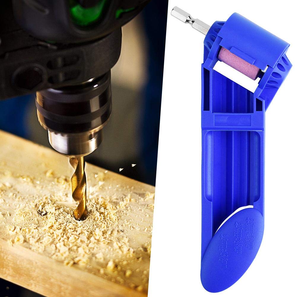 Portable Drill Bit Sharpener - Handheld Sharpening Tool for Twist Drill Bits - Perfect for Repair Shops, DIY Projects & Professional Workers - Extend Drill Bit Life & Save Money
