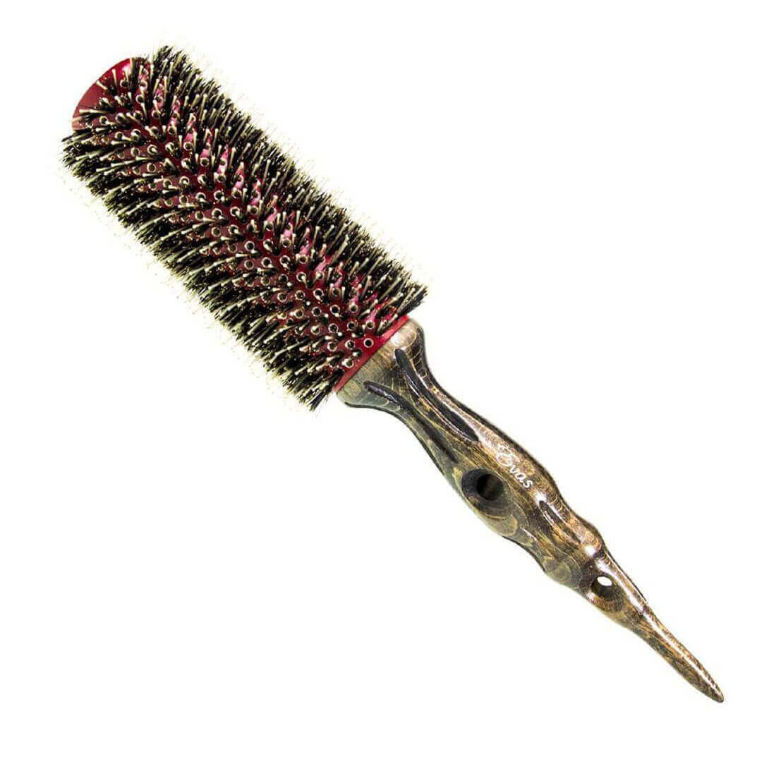 Evas W0314 Ceramic Ionic Hair Brush for Smooth & Shiny Hair - Perfect for Styling, Detangling & Salon-Quality Results at Home