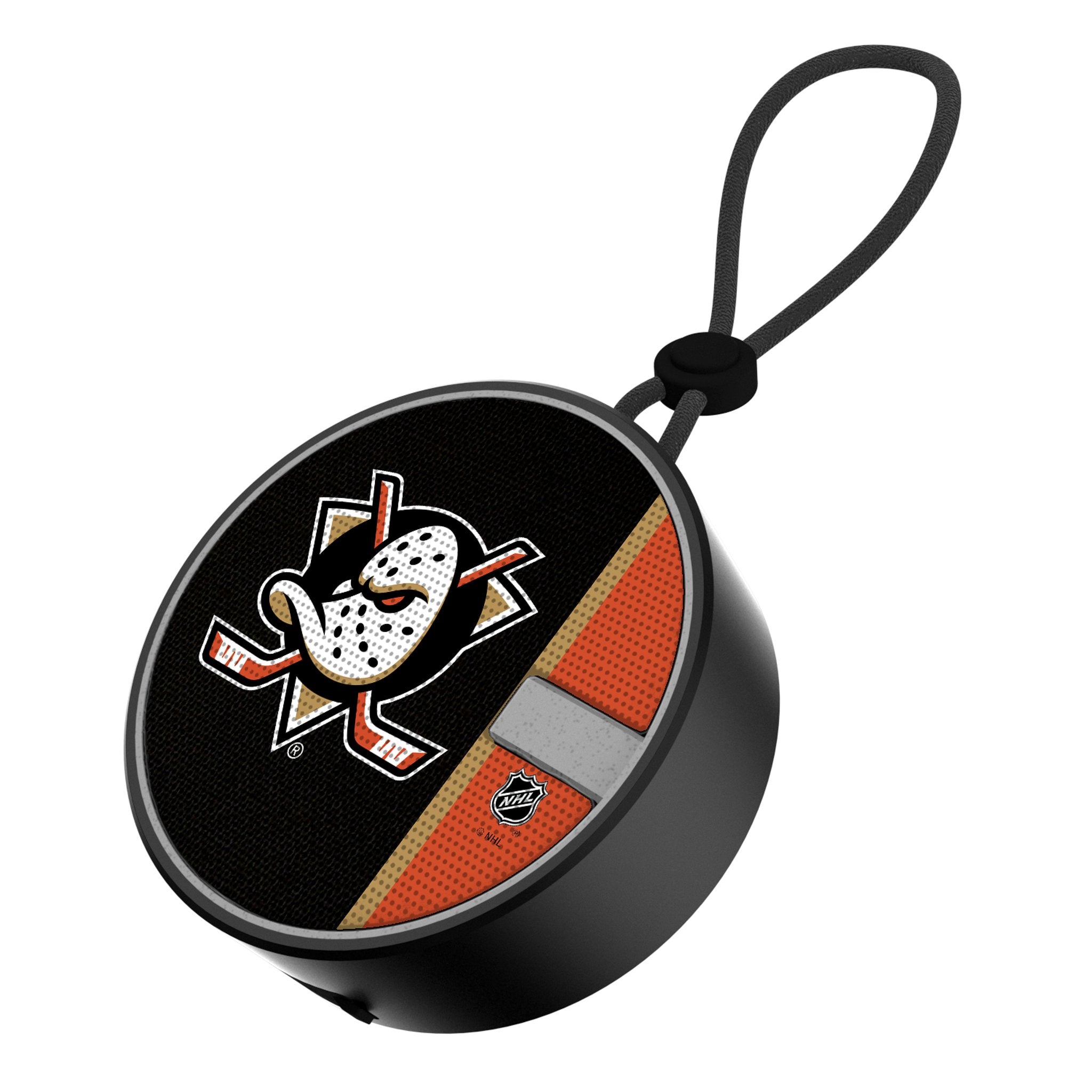 Anaheim Ducks Waterproof Bluetooth Speaker - Portable Wireless Outdoor Speaker for Pool, Beach, Camping & Sports Events