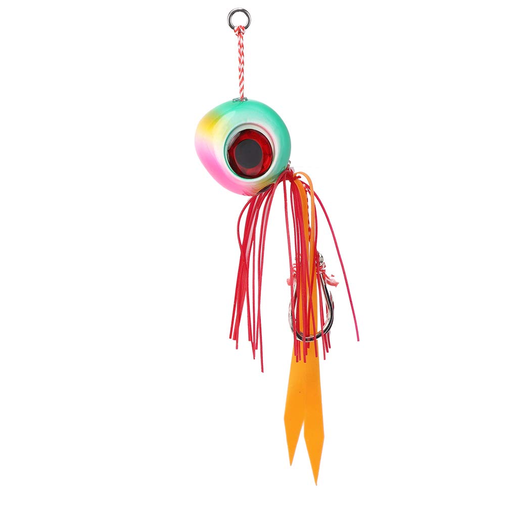 Plplaaoo Beard Fishing Lures - Colorful Luminous Artificial Baits with Hooks for Freshwater & Saltwater Fishing | Ideal for Bass, Trout, and Saltwater Game Fish | Perfect for Night Fishing and Deep Sea Angling