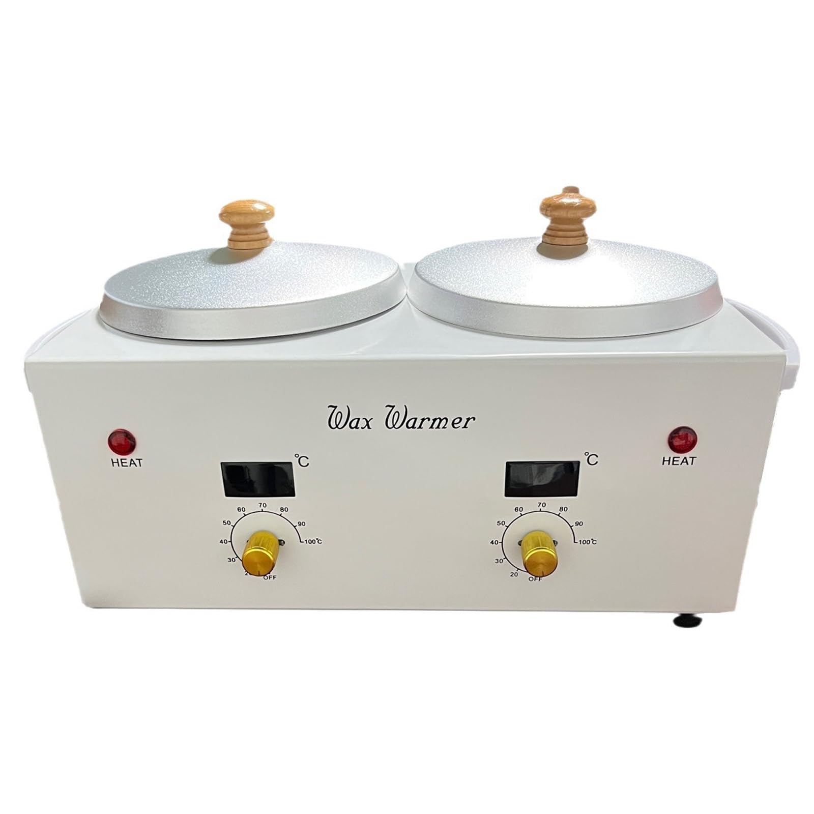 Portable Electric Wax Warmer with 800ml Non-Stick Pot & Digital Temperature Display - Perfect for Melting Wax Beans, Blocks & Soft Wax - Ideal for Home Spa, Candle Making & Hair Removal
