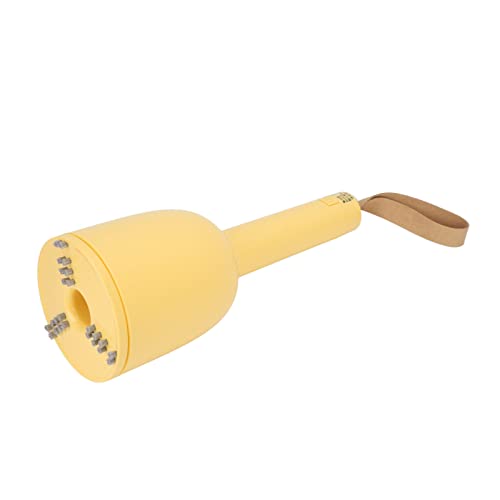Kadimendium Mini Handheld Vacuum Cleaner - High Suction, Wear & Scratch Resistant for Nails, Computers, Sofas (Yellow) | Perfect for Home, Office, and Salon Use