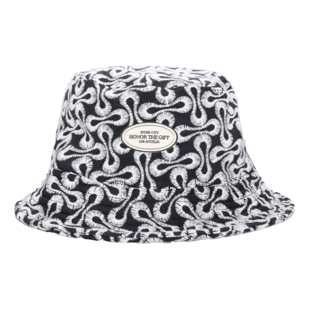 HONOR THE GIFT Infinity Bucket Hat for Men & Women - Adjustable Sun Hat for Outdoor Activities, Beach, Hiking, and Travel - Black