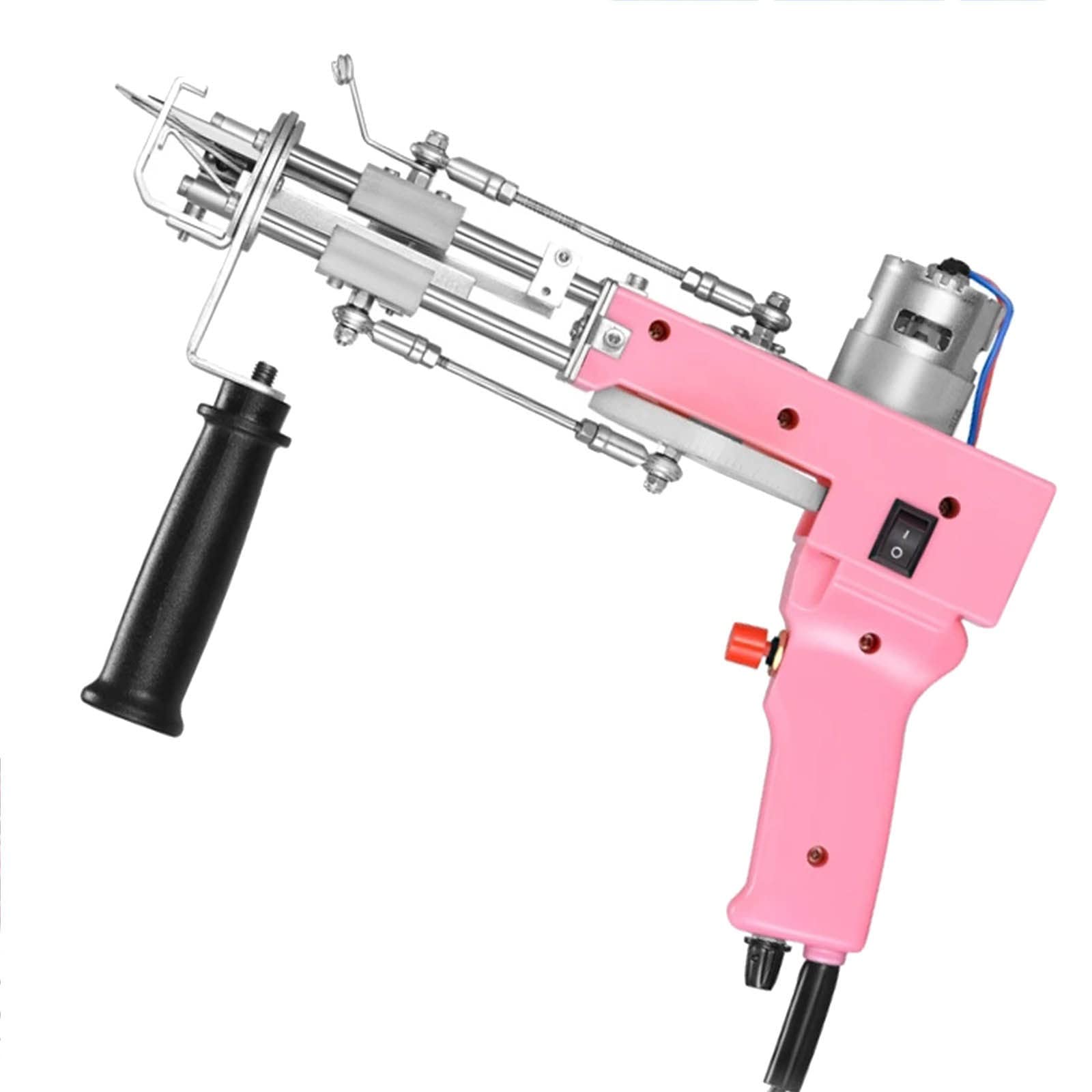 HCCTOZZ Electric Tufting Gun for Cut Pile Carpet Making - Professional Carpet Weaving & Flocking Machine - Industrial Embroidery & Knitting Tool for DIY Craft Projects, Home Decor, and Textile Workshops