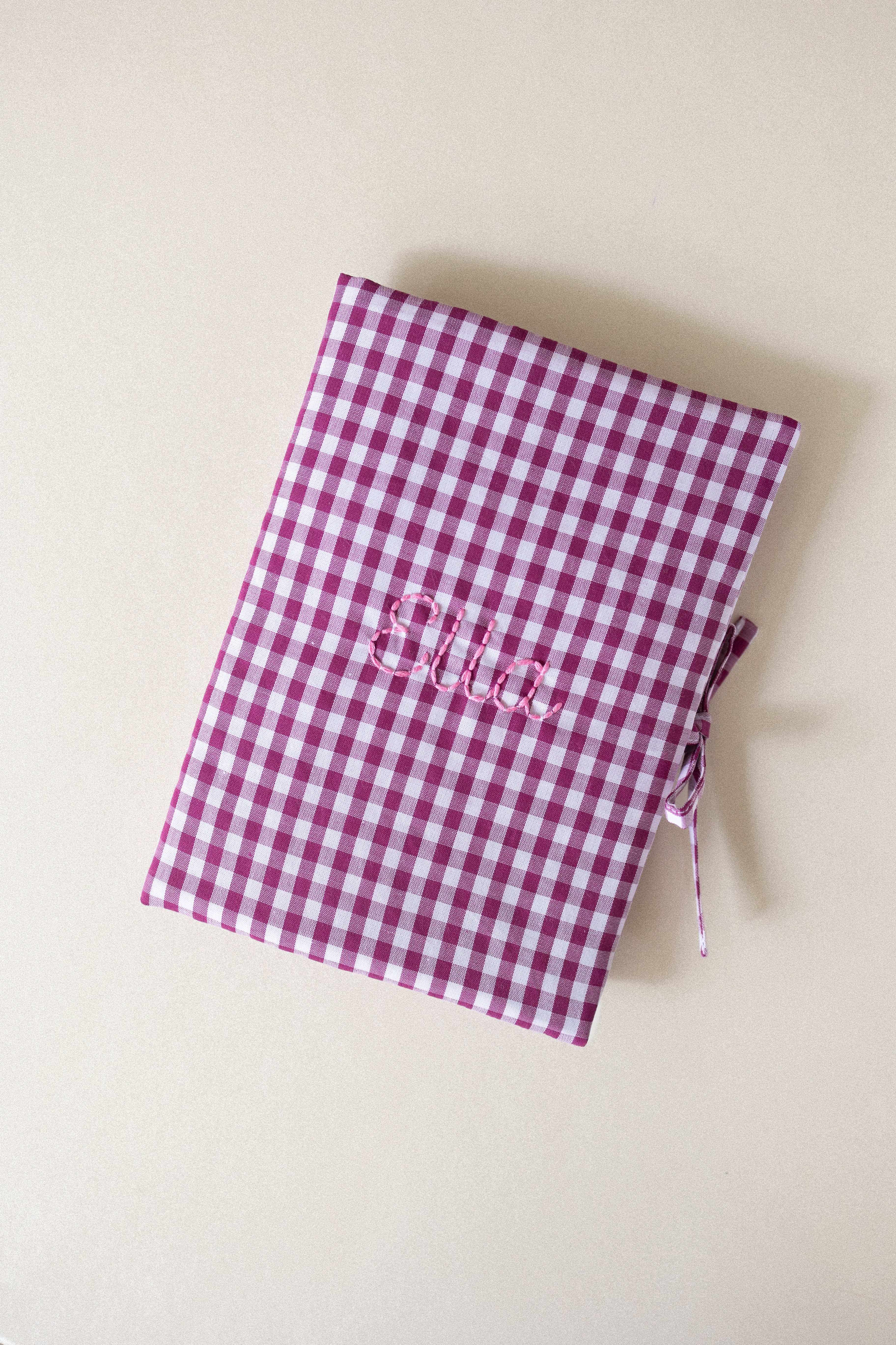 Vichy Bordeaux Health Book Cover - Premium Protective Cover for Books, Notebooks & Journals - Perfect for School, Office & Travel Use