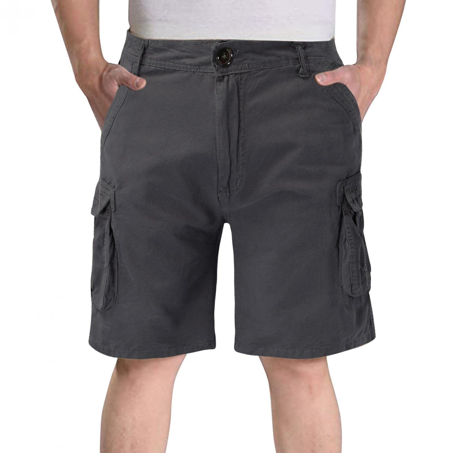 Men's Outdoor Hiking Shorts - Lightweight Stretch Cargo Shorts for Travel, Fishing, Golf & Tactical Use | Quick-Dry Comfort for Active Lifestyles