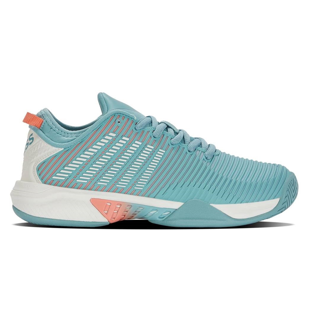 K Swiss Hypercourt Supreme Women's Tennis Shoes - Lightweight & Durable Court Shoes for Women in Blue | Perfect for Tennis, Pickleball & Casual Wear