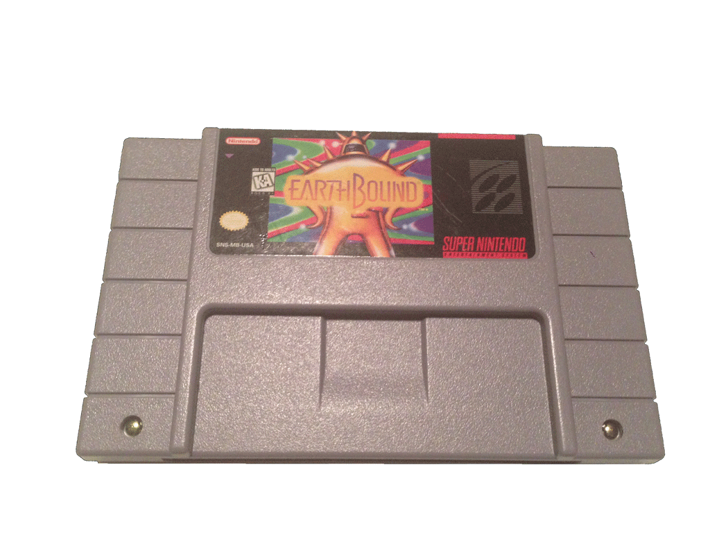EarthBound Super Nintendo SNES Game Cartridge - Authentic Retro RPG Video Game for Collectors - Excellent Condition - Perfect for Gaming Nostalgia & Classic Console Collections