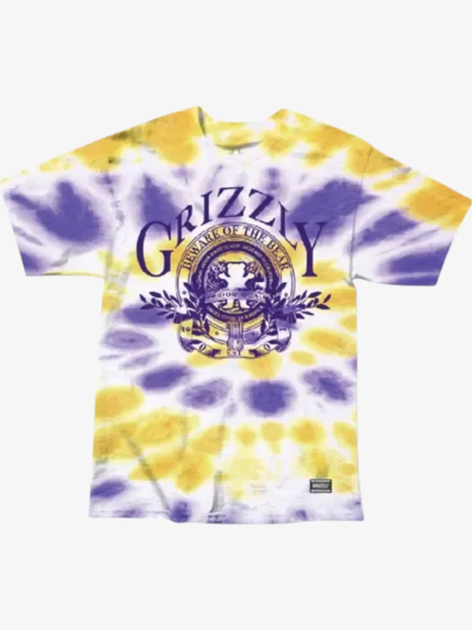 Grizzly Family Tree Tie Dye T-Shirt - Soft Cotton Graphic Tee for Men & Women - Perfect for Casual Wear, Family Events & Outdoor Activities