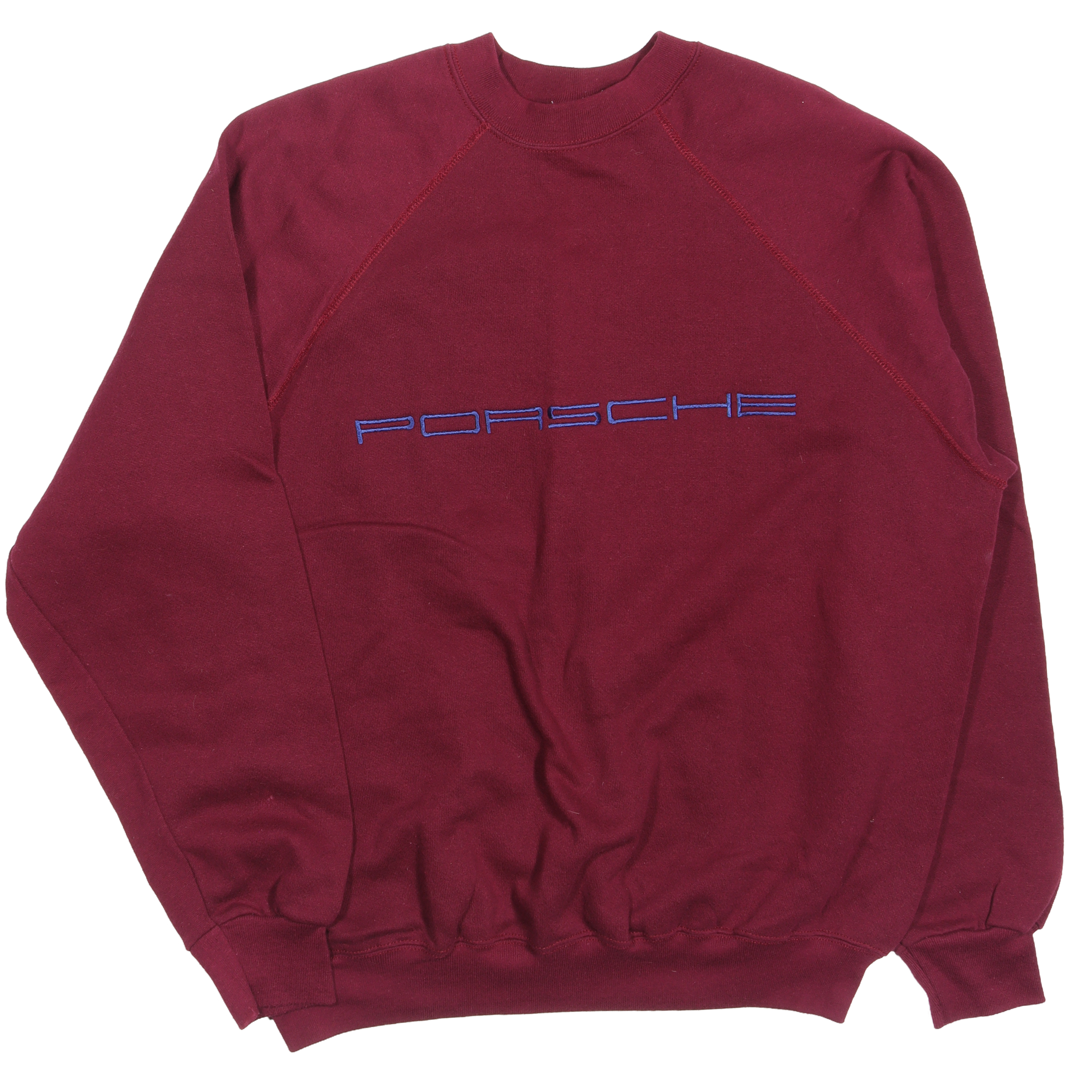 Vintage 1980s Porsche Embroidered Logo Sweatshirt - Retro Car Enthusiast Gift, Unisex Pullover for Casual Wear & Car Show Events