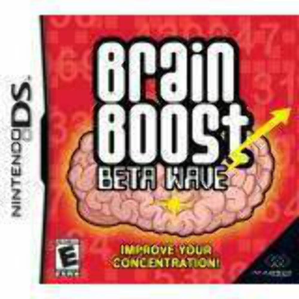 Brain Boost: Beta Wave - Nintendo DS Game for Memory & Focus Training | Improve Cognitive Skills with Fun Brain Exercises | Perfect for Kids & Adults at Home or School