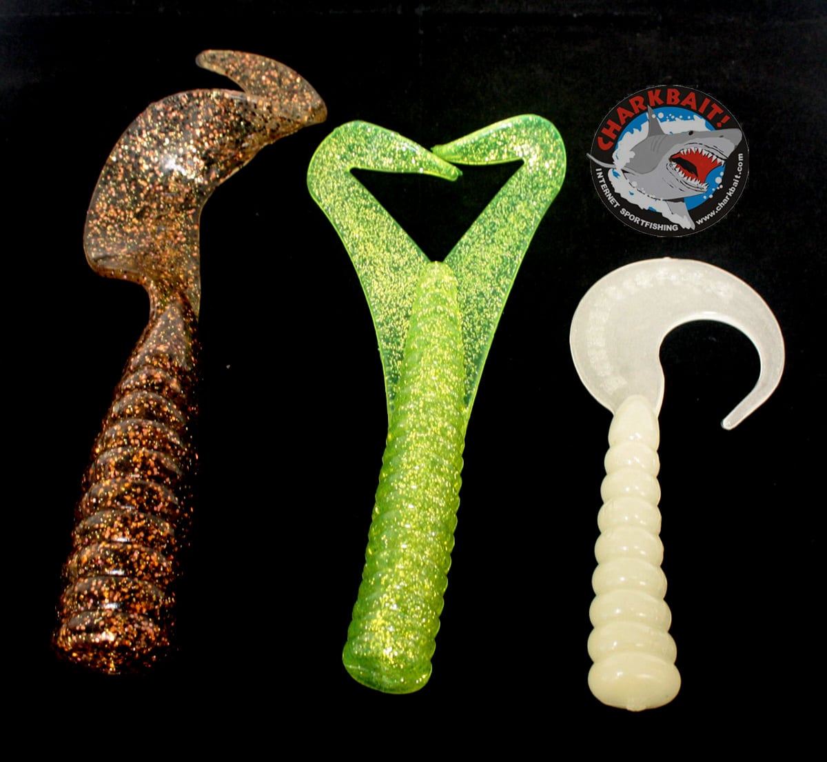 Boneyard Wish Bone 8 Twin Tail Grubs 3pk - Soft Plastic Fishing Lures for Bass, Trout & Walleye - Perfect for Freshwater & Saltwater Fishing