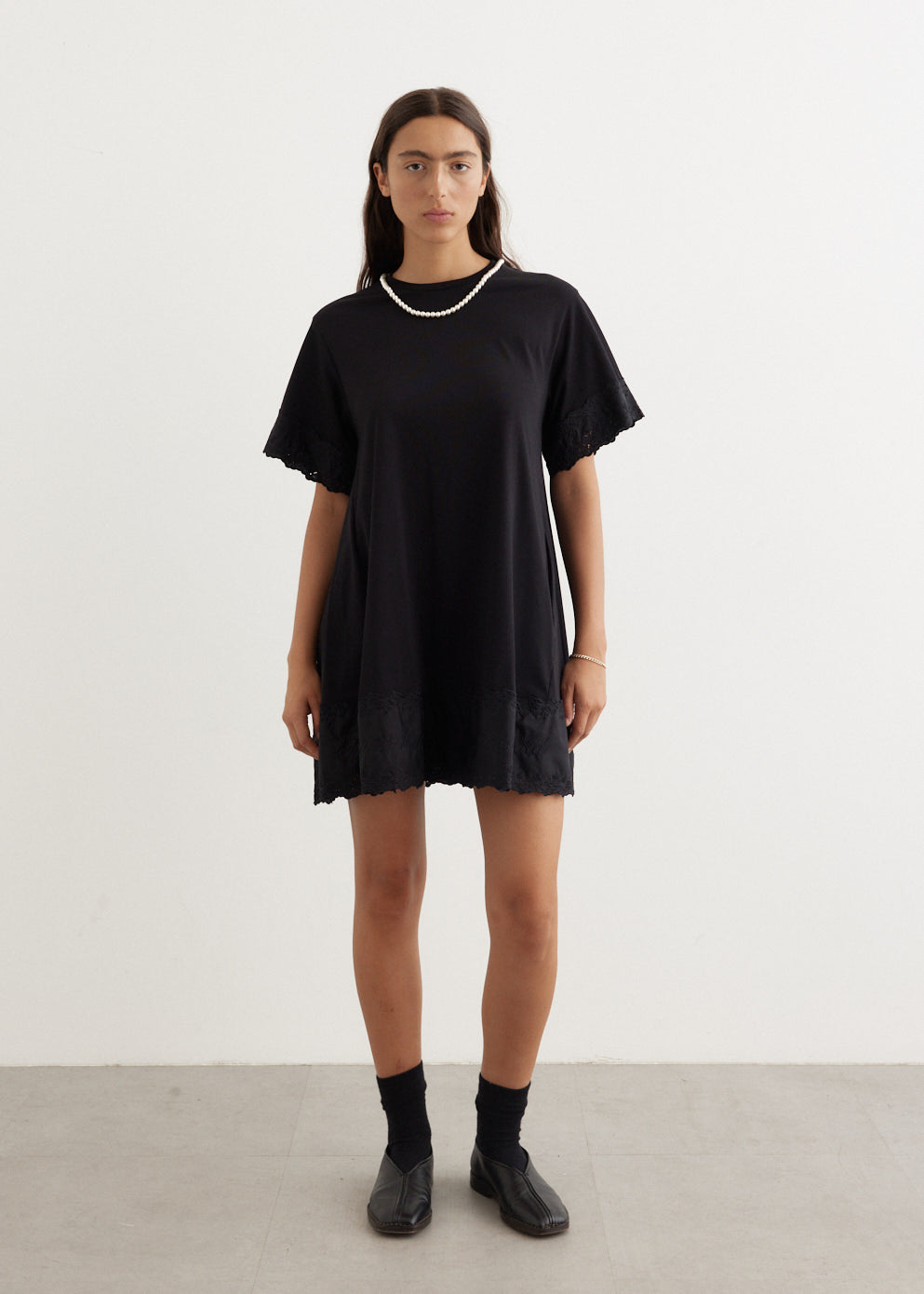 Beaded A-Line T-Shirt Dress for Women - Stylish Casual Summer Dress for Beach, Party & Everyday Wear