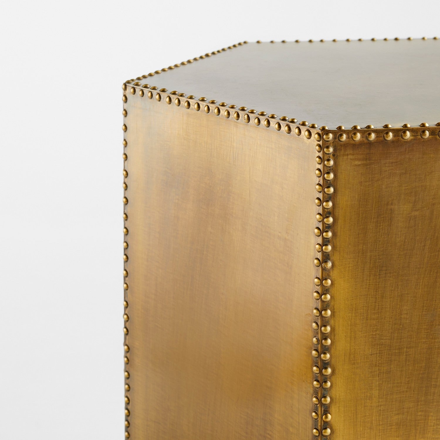 Cyan Design 11509 Korio Brass Accent Table - Elegant Side Table for Living Room, Bedroom, or Office Decor