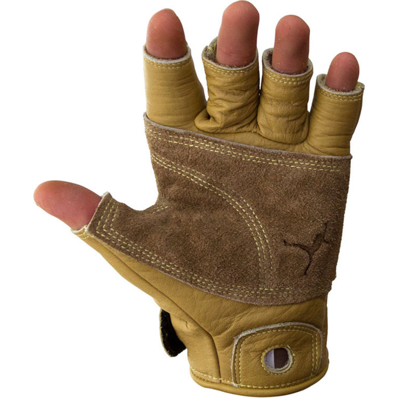 Metolius 3/4 Finger Climbing Gloves - Durable Rock Climbing & Bouldering Gloves for Men & Women - Perfect for Indoor & Outdoor Climbing Gyms, Crags & Training