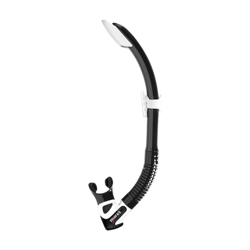 Mares Rebel Splash Snorkel - Premium Dry Top Snorkel for Swimming, Diving & Water Sports - Comfortable & Anti-Leak Design for Pool, Beach & Ocean Adventures