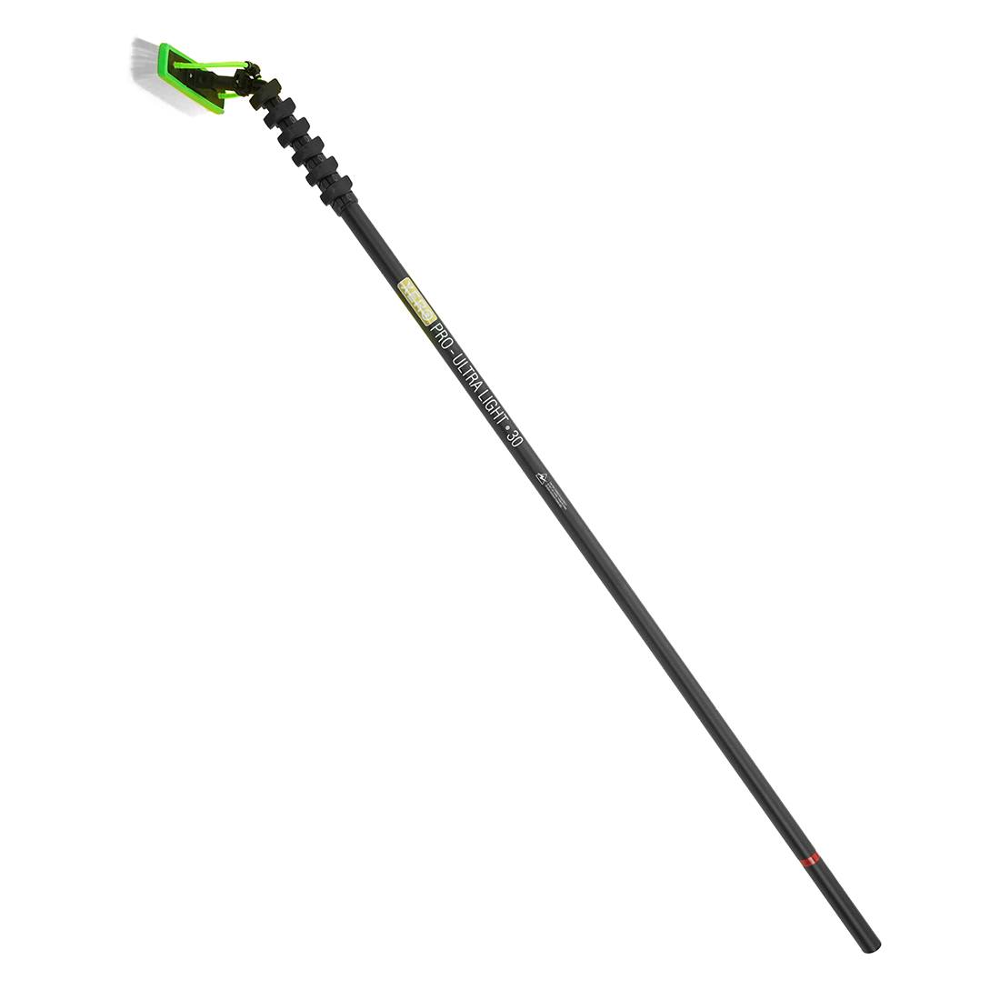 XERO Pro Ultra Light High Modulus Carbon Fiber Water Fed Pole - Professional Window Cleaning Pole for High Rise Buildings & Hard-to-Reach Areas