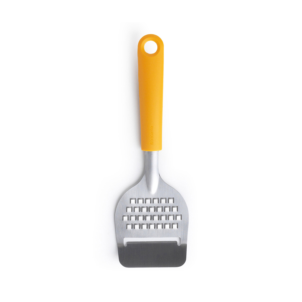 Brabantia Stainless Steel Cheese Slicer and Grater - Multi-Function Kitchen Tool for Cheese, Chocolate & Vegetables - Perfect for Cooking, Baking & Entertaining