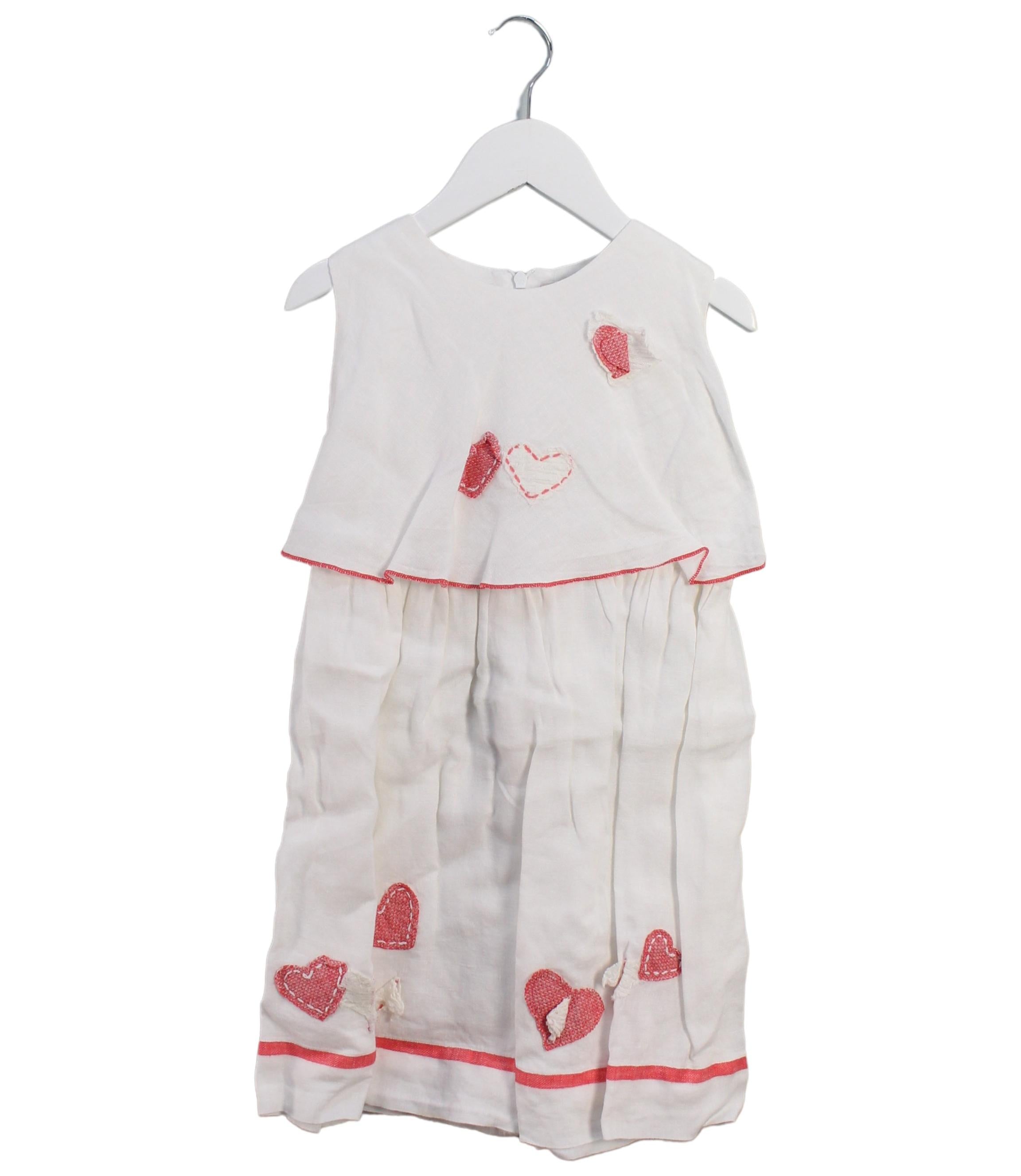100% Cotton Capri Sleeveless Dress for Girls 4T - Perfect for Summer Playdates, Beach Outings & Casual Wear