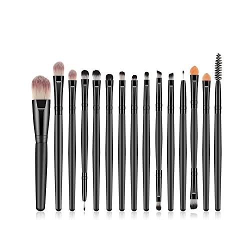 15-Piece Professional Makeup Brush Set - Soft Hair for Eyes, Face & Lips | Beauty Tools for Flawless Makeup Application