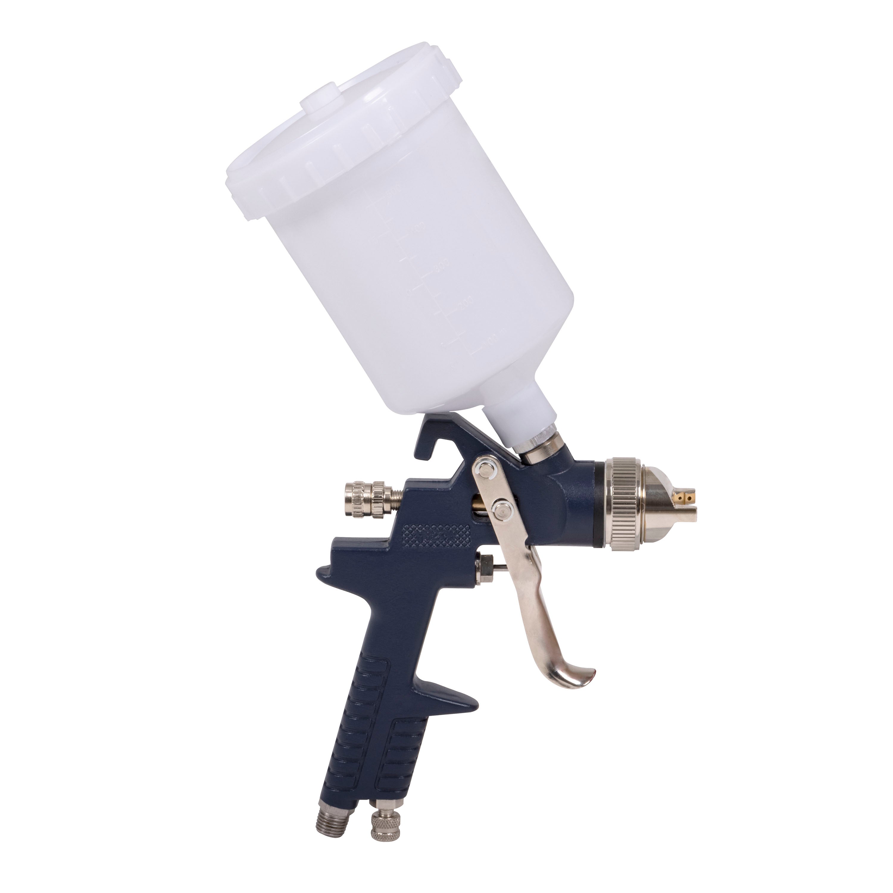 Stealth Gravity Feed HVLP Spray Gun - Professional Paint Sprayer for Automotive, Woodworking & DIY Projects - High Efficiency, Low Overspray - Perfect for Home, Garage & Workshop Use