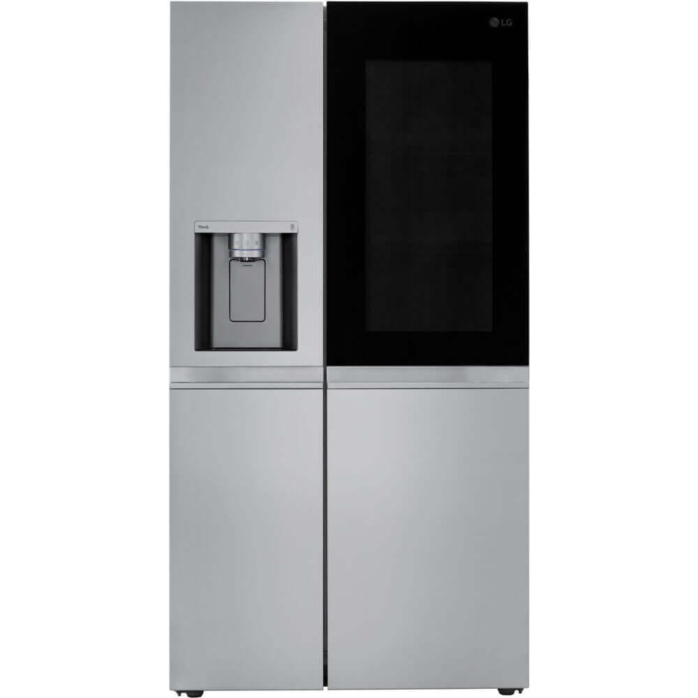 LG 27 Cu. Ft. Stainless Steel Side by Side Refrigerator with InstaView & Craft Ice Maker - 36 Inch Counter Depth Smart Fridge for Modern Kitchens (Model LRSOS2706S) - Perfect for Entertaining & Large Family Storage